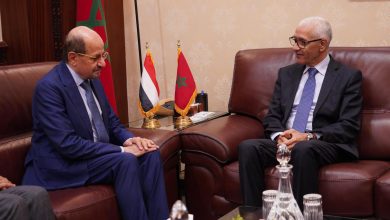 The Foreign Minister meets with the President of the Moroccan House of Representatives.