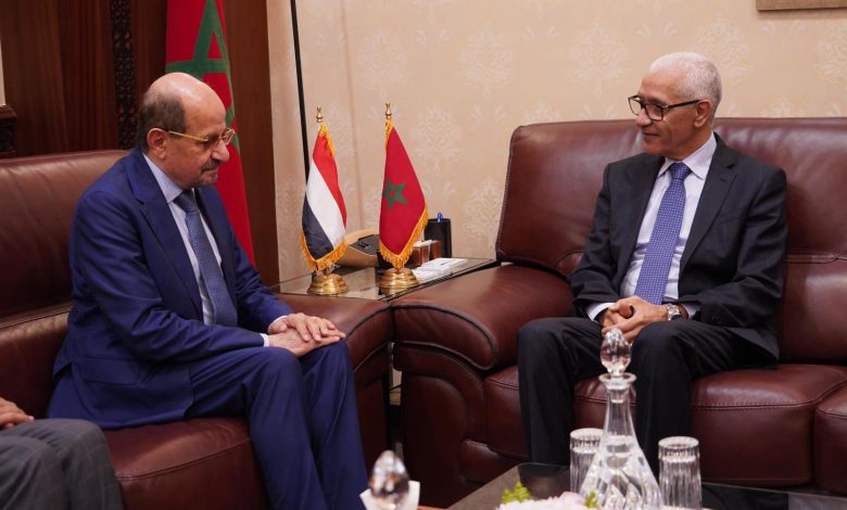 The Foreign Minister meets with the President of the Moroccan House of Representatives.