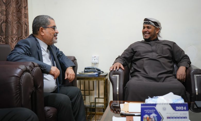 The Governor of Socotra and the President of Hadhramout University discuss advancements in higher education in the province.