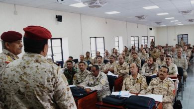 The Minister of Defense inspects the progress of the academic operations at the Command and Staff College.