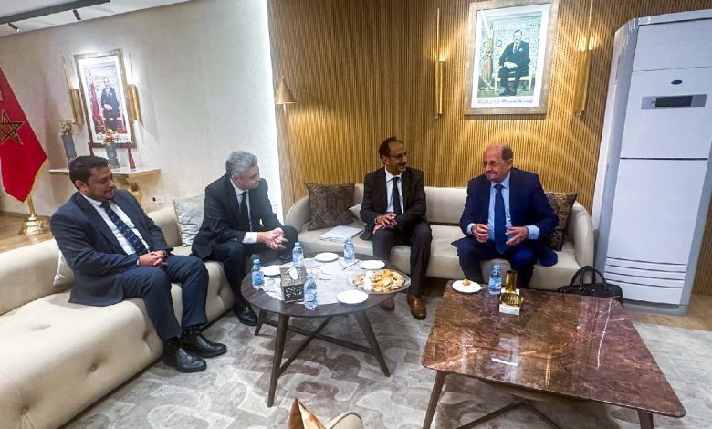 The Minister of Foreign Affairs and Expatriates has arrived in Morocco.