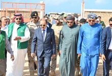 The Minister of Information and the Governor of Socotra visit projects implemented by the Saudi program in Qalansiyah district.