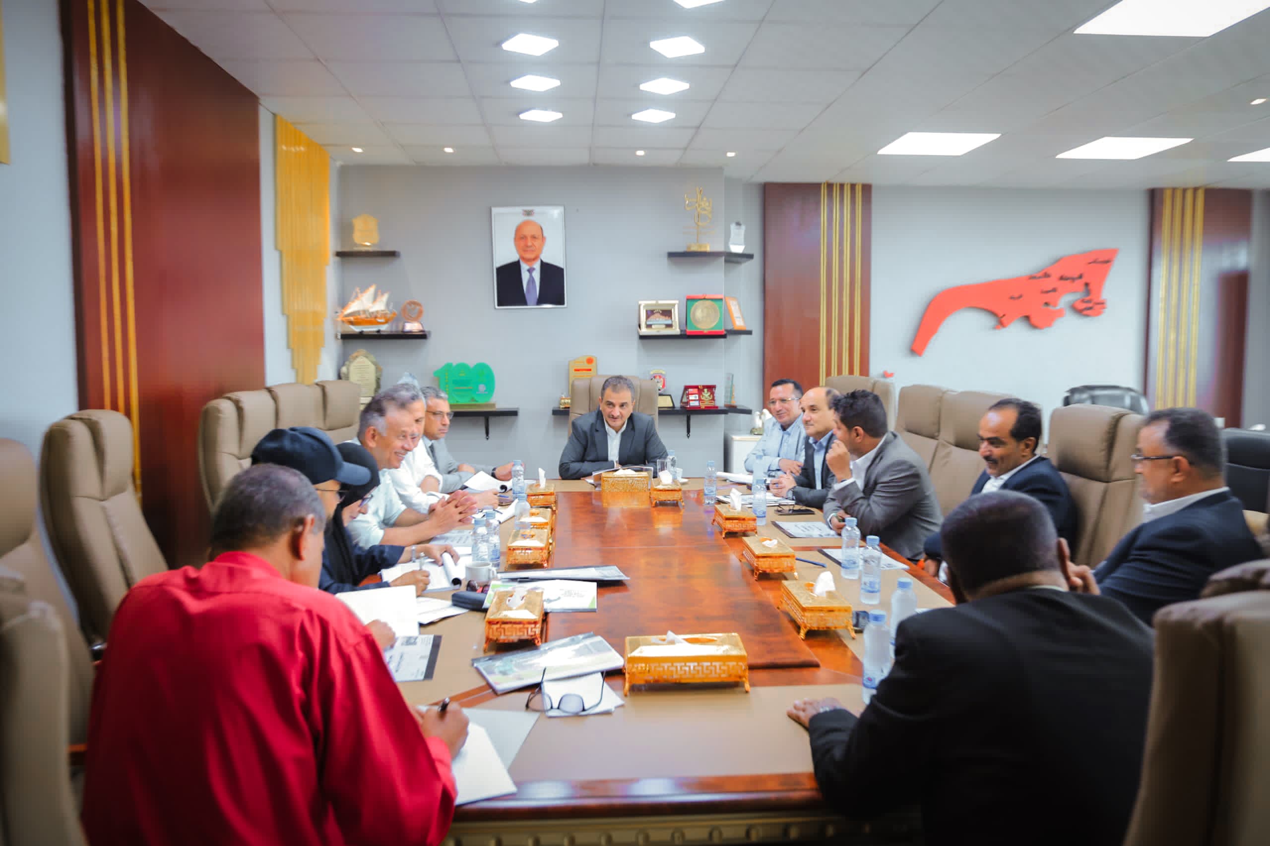 A meeting chaired by Lamlas approves Aden's 2025 investment program with a budget exceeding 23 billion riyals.