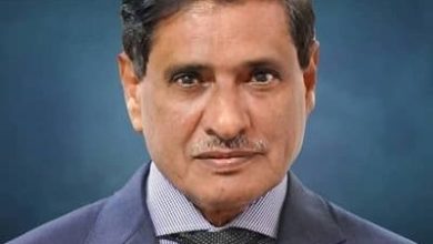 Council member Faraj Al-Bahssani expresses condolences on the passing of Abdullah Al-Jabri.