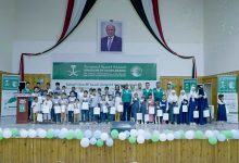 Saudi support enables distribution of 48 hearing aids for children with hearing impairments in Al Mahrah.