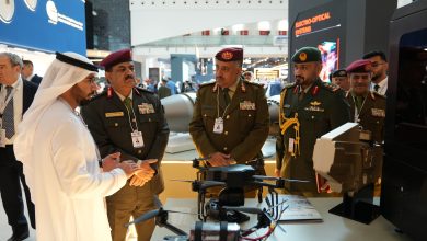 The Defense Minister participates in the opening of the International Defense Exhibition and Conference "IDEX" in Abu Dhabi.