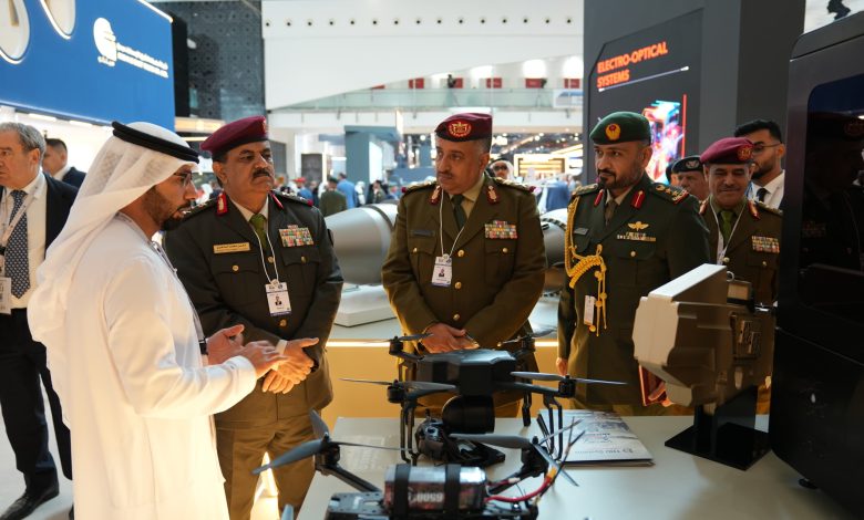 The Defense Minister participates in the opening of the International Defense Exhibition and Conference "IDEX" in Abu Dhabi.