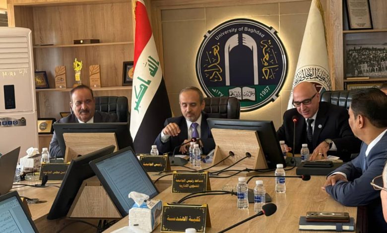 The Minister of Higher Education discusses strengthening scientific and academic collaboration with the University of Baghdad.