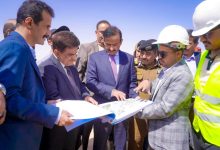 The Oil Minister and Shabwa Governor launch construction work on the Medical and Health Sciences College project in the province.