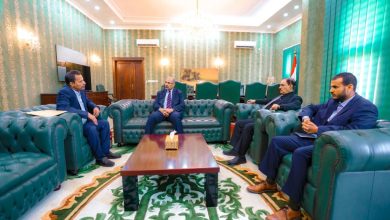 Council member Al-Zubaidi reviews service, security, and military conditions in the Abyan and Dhale provinces.