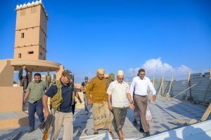 Council member Tariq Saleh inspects the city of Hays and directs the rehabilitation of the main street.