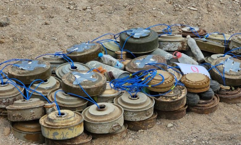 "Masam" removed 2,817 landmines, unexploded ordnance, and IEDs in February, planted by Houthi terrorist militias.