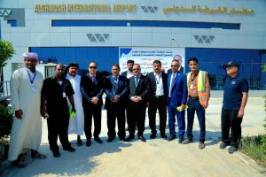 The Minister of Transport inspects operations at Al-Ghaydah International Airport in Al-Mahra Governorate.