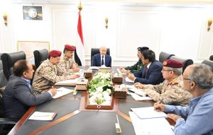 The President of the Presidential Leadership Council held a meeting with the High Security Committee.