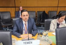 Yemen emphasizes the importance of enforcing decisions to ban the flow of Iranian weapons to the Houthis.