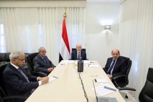 The Chairman of the Presidential Leadership Council meets with Foreign Ministry leaders and heads of diplomatic missions abroad.