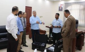 The Customs Authority receives X-ray inspection devices and radiation monitoring equipment, supported by a UN program.