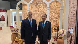 The Minister of Industry and Trade visits the Yemeni pavilion at Expo 2025.