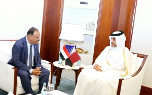 The Transport Minister discusses joint cooperation with Qatar's Transport Minister, exploring potential flight routes between the countries.