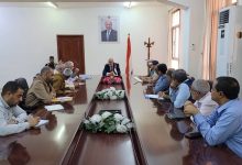 A meeting in Taiz discusses the final stages of the "Master Plan" project for Al-Mokha.