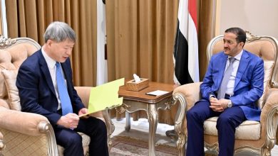Council member Othman Majali meets with the Korean ambassador to discuss bilateral relations and cooperation.