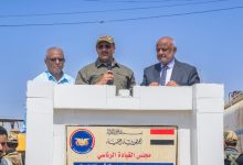 Council member Tariq Saleh lays the foundation for a paving and greening project in Hays and inspects solar power stations in Al-Khawkhah and Hays.