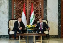 The Chairman of the Leadership Council arrives in Baghdad to participate in the regular and developmental Arab summits.