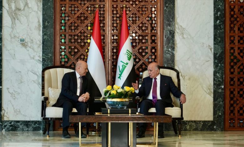 The Chairman of the Leadership Council arrives in Baghdad to participate in the regular and developmental Arab summits.