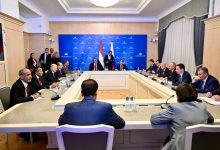 The Chairman of the Leadership Council meets with the Chairman of the Russian State Duma.