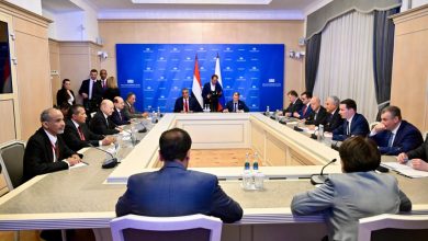The Chairman of the Leadership Council meets with the Chairman of the Russian State Duma.