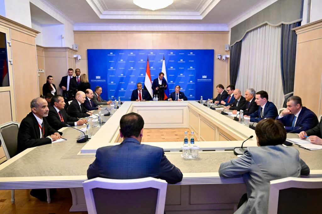 The Chairman of the Leadership Council meets with the Chairman of the Russian State Duma.