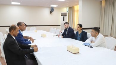 The Minister of Social Affairs and Labor discusses enhancing cooperation with the British Ambassador to provide humanitarian aid.