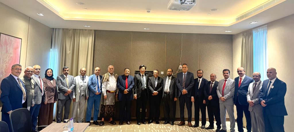The National Coalition's Supreme Council discusses with the Chinese chargé d'affaires the exchange of expertise to support Yemen.