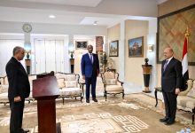 The Prime Minister takes the oath of office before the President of the Presidential Leadership Council.
