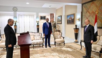 The Prime Minister takes the oath of office before the President of the Presidential Leadership Council.