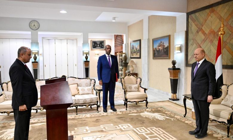 The Prime Minister takes the oath of office before the President of the Presidential Leadership Council.
