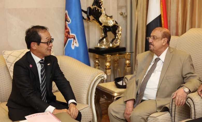 The Speaker of the House meets with the Japanese Ambassador to Yemen.