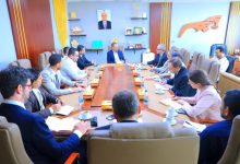 The State Minister and Governor of Aden discusses strengthening cooperation with European Union ambassadors.