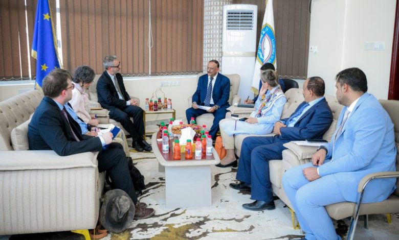 The Transport Minister discusses collaboration with the EU ambassadorial mission to support transportation sectors.