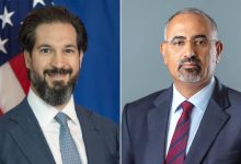 Council member Aidarus al-Zubaidi discusses Yemen and regional developments with the U.S. chargé d'affaires.