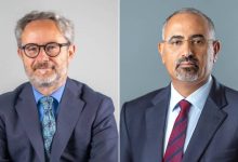Council member Aidarus al-Zubaidi discusses Yemen's current situation and peace efforts with the EU mission head.