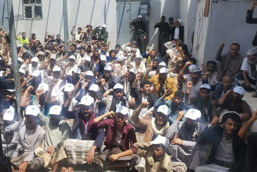 In exchange for their release, Houthi militants force dozens of prisoners into recruitment efforts.