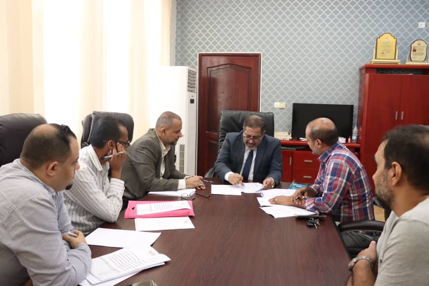 The Bids and Tenders Committee of the Ministry of Justice discusses the needs of the Mansoura Judicial Complex.