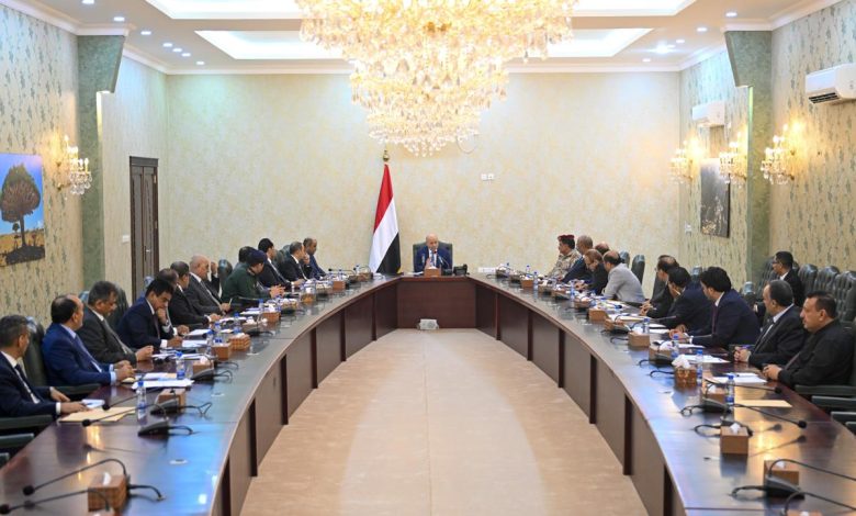 The Chairman of the Leadership Council presides over part of the Cabinet meeting.