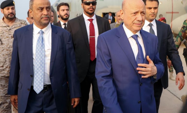 The Chairman of the Presidential Leadership Council returns to the temporary capital, Aden.