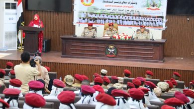 The Defense Minister attended the graduation ceremony for the first batch of university doctors from Jundouh School in Aden.