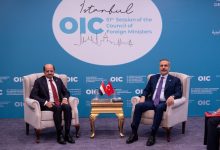 The Foreign Minister discusses ways to enhance and develop bilateral relations with his Turkish counterpart.