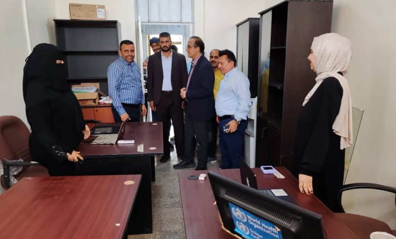 The Health Minister inspects workplace discipline following the Eid al-Adha holiday.