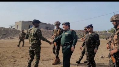 The Interior Minister inspects several security points and locations in Aden.