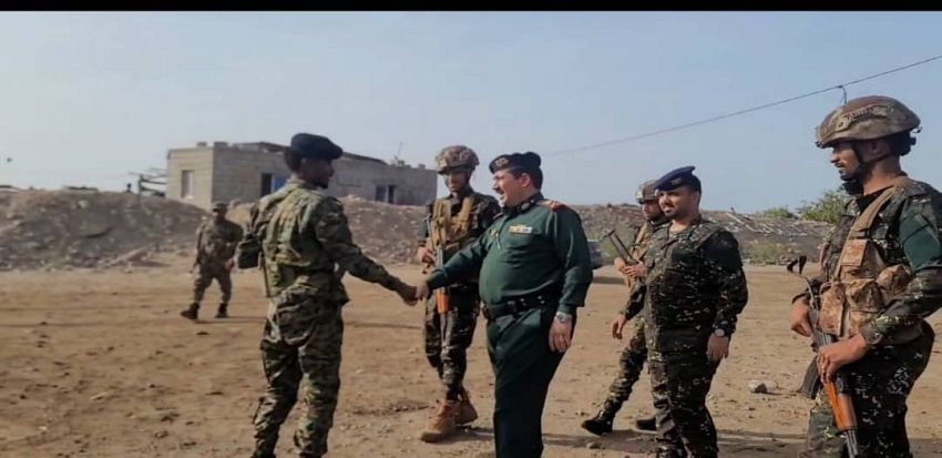 The Interior Minister inspects several security points and locations in Aden.